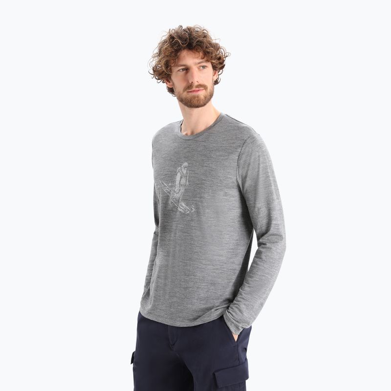Icebreaker Tech Lite II men's hiking t-shirt grey IB0A56KY0041