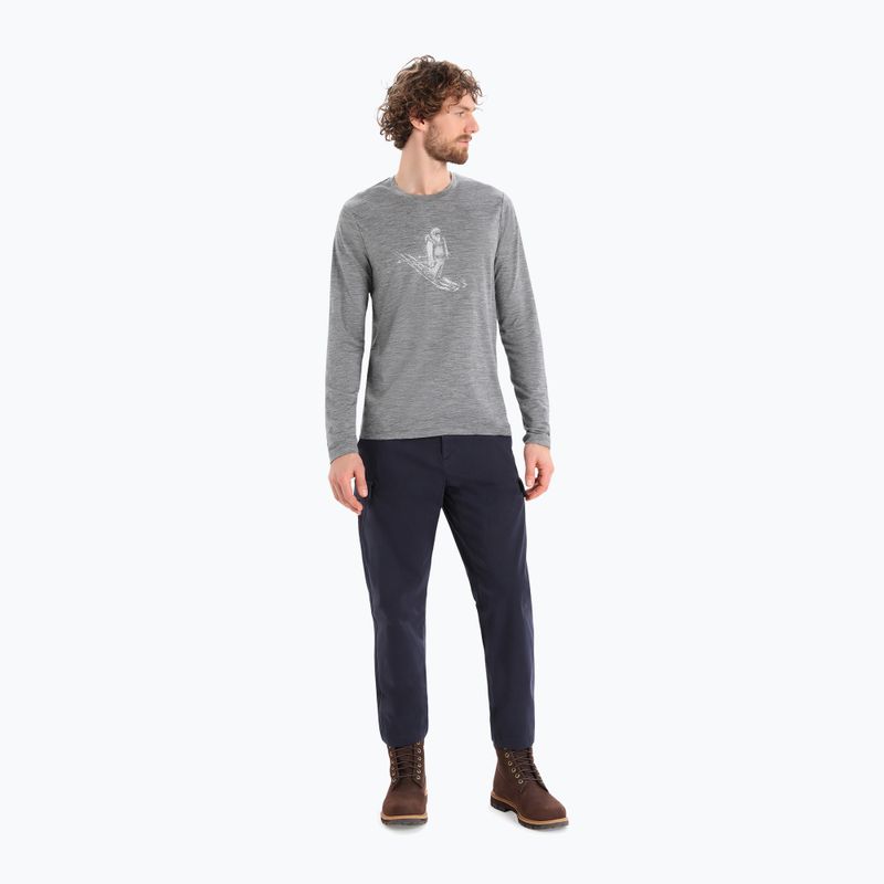 Icebreaker Tech Lite II men's hiking t-shirt grey IB0A56KY0041 3