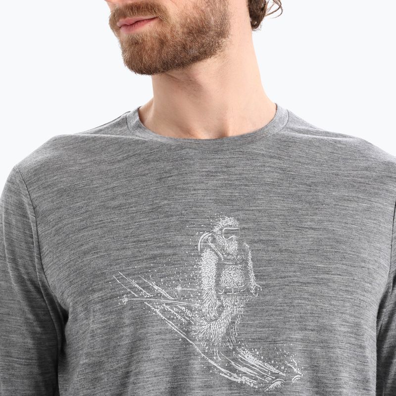 Icebreaker Tech Lite II men's hiking t-shirt grey IB0A56KY0041 4