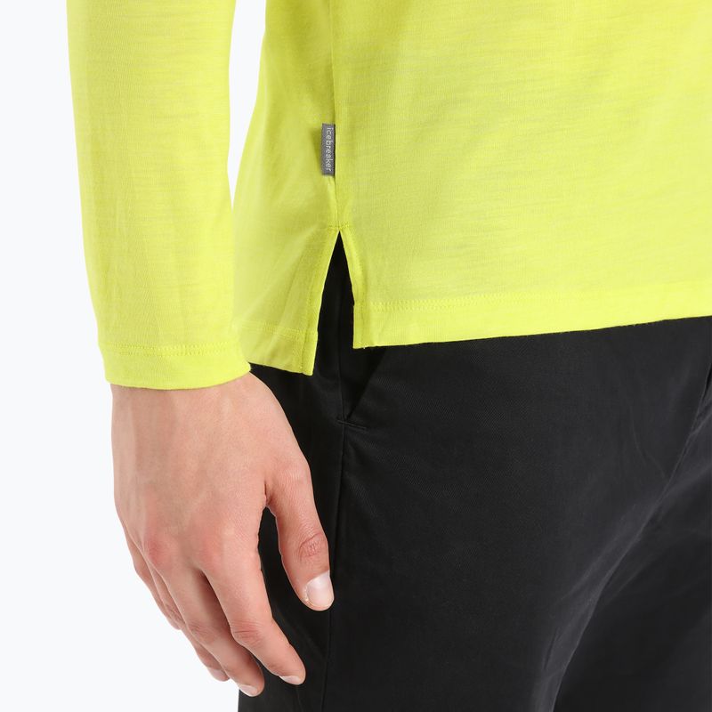 Men's Icebreaker Sphere II trekking shirt yellow IB0A56D85651 5