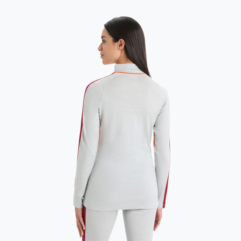 Women's thermal base layer top icebreaker 200 Oasis Sonebula High Neck ether/flash/cherry/cb 3