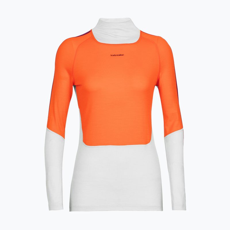 Women's thermal base layer top icebreaker 200 Oasis Sonebula High Neck ether/flash/cherry/cb 5