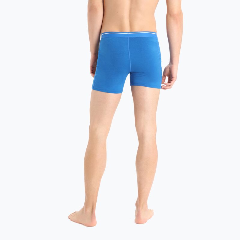 Icebreaker men's boxer shorts Anatomica 001 blue IB1030295801 5