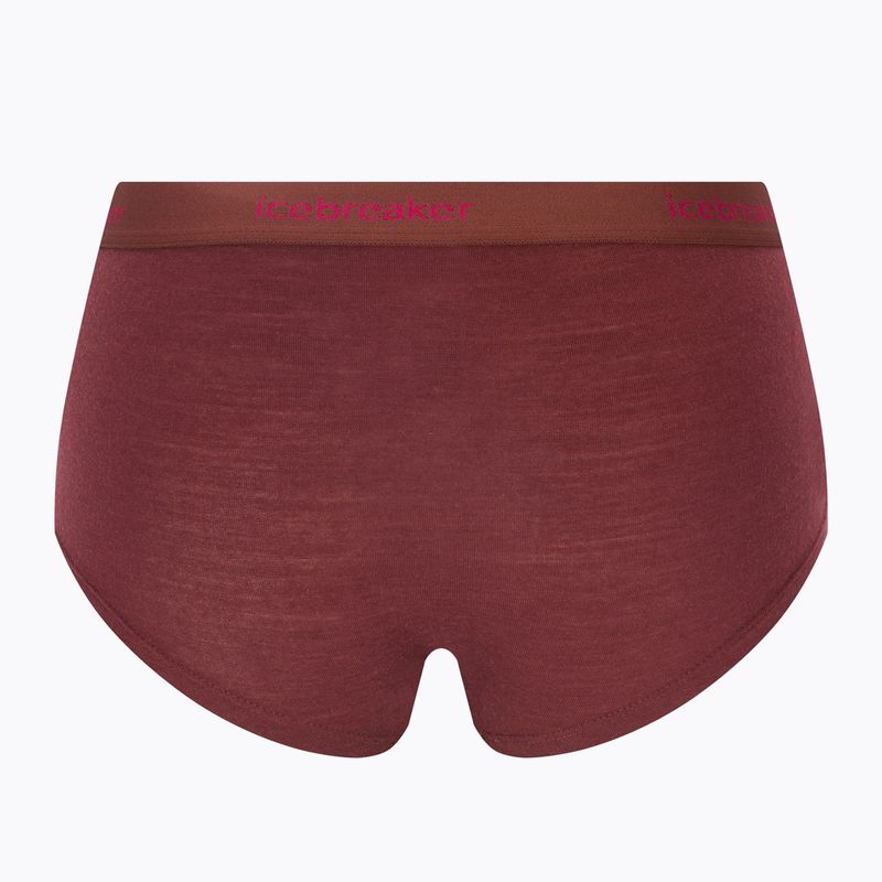 Icebreaker women's boxer shorts Sprite Hot 001 brown IB1030230641 2