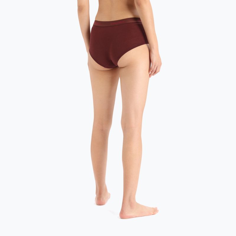 Icebreaker women's boxer shorts Sprite Hot 001 brown IB1030230641 5