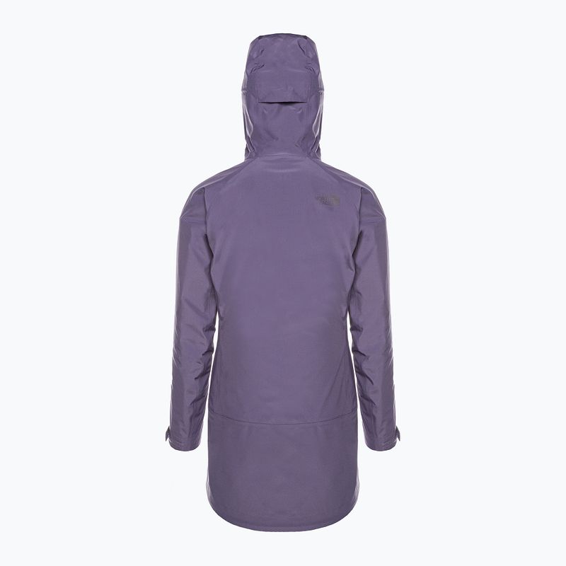 Women's rain jacket The North Face Dryzzle Futurelight Parka purple NF0A7QADN141 2
