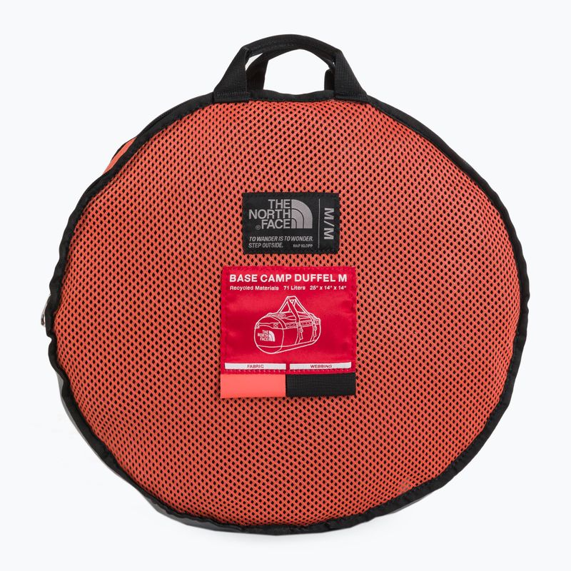 The North Face Base Camp Duffel S 50 l travel bag orange NF0A52STZV11 7