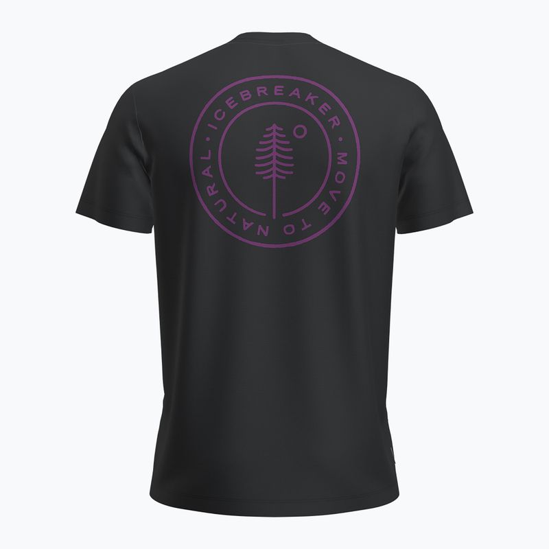 Men's Icebreaker Merino 150 Tech Lite SS Tee Hike T-shirt Naturall black 2