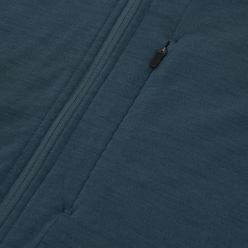 Men's Icebreaker Merino 200 RealFleece Descender Zip Hoodie abyss/blue ash/black trekking sweatshirt 3