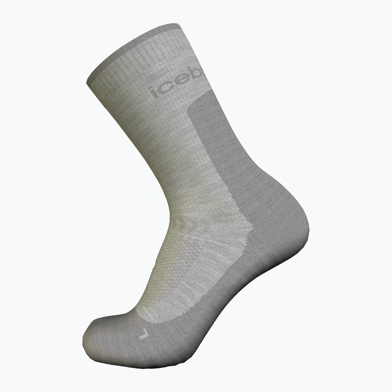 Icebreaker men's trekking socks Merino Hike+ Light Crew ether/alloy 3