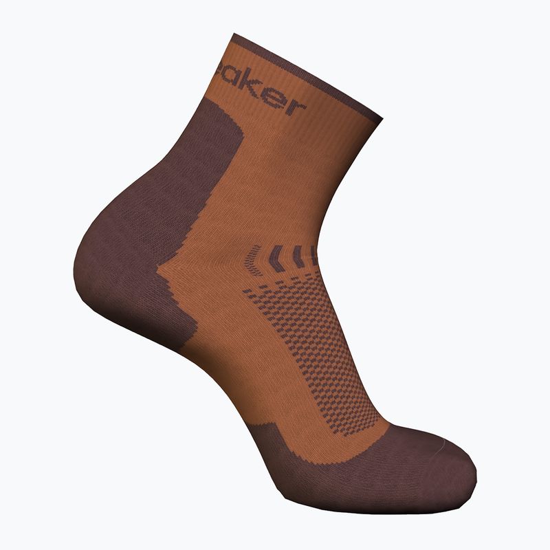 Icebreaker Merino Hike+ Light Mini dusty clay/carob men's trekking socks 2