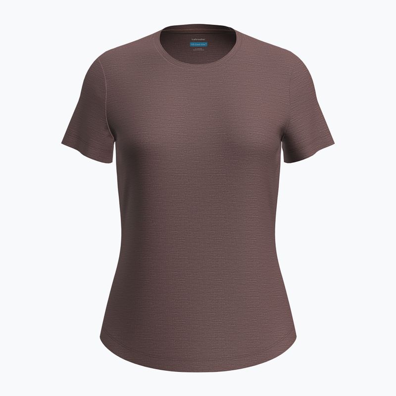 Icebreaker women's trekking t-shirt Merino 125 Cool-Lite Sphere III SS Tee carob heather