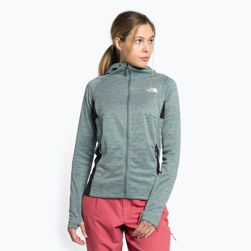 Women's trekking sweatshirt The North Face AO Midlayer Full Zip grey NF0A5IFI6Q01