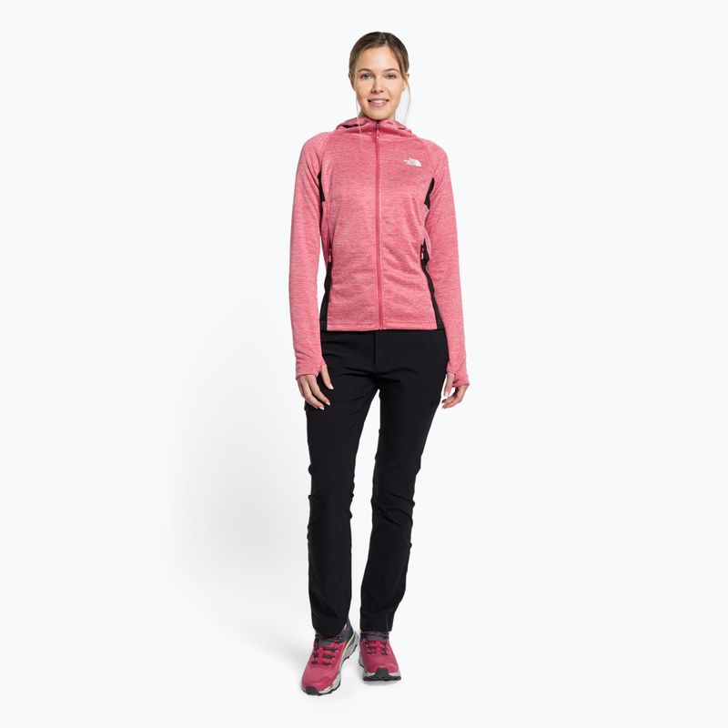 Women's trekking sweatshirt The North Face AO Midlayer Full Zip pink NF0A5IFI6Q31 2