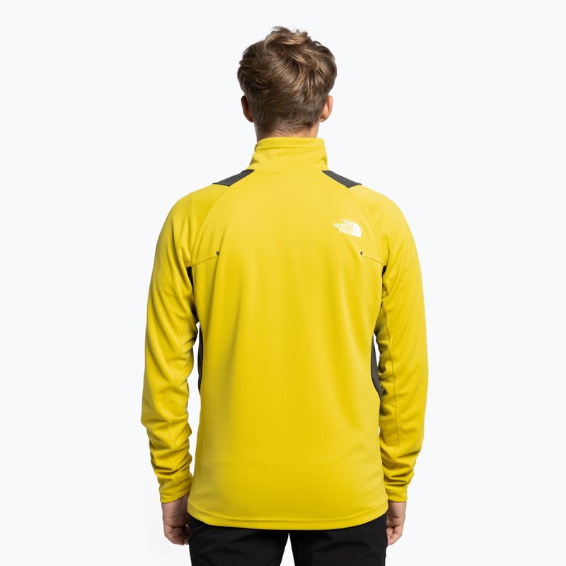Men's trekking sweatshirt The North Face AO Midlayer FZ yellow NF0A5IMFW8B1 4