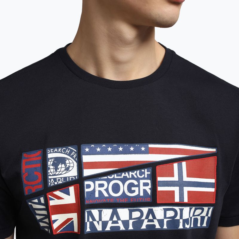 Men's Napapijri NP0A4G34 azul T-shirt 3