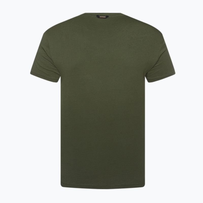 Men's Napapijri NP0A4G34 verde T-shirt 6