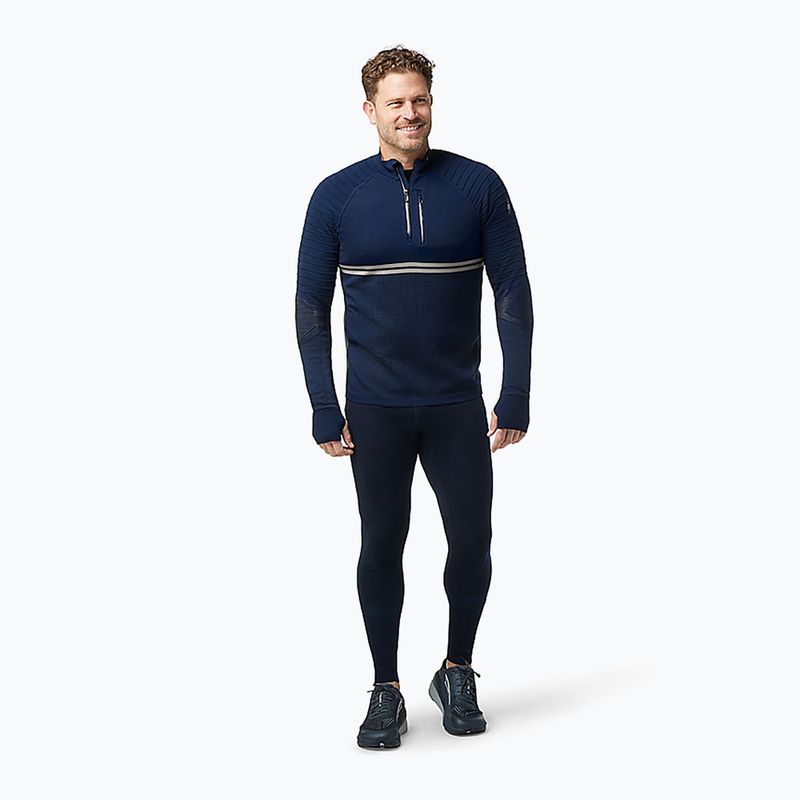 Men's thermal base layer Smartwool Intraknit Merino Tech 1/4 Zip deep navy 6