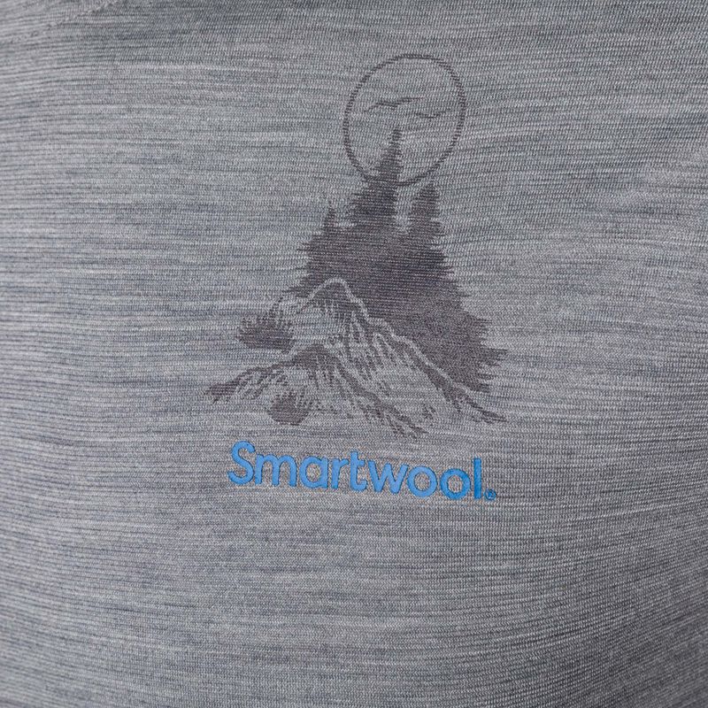 Men's Smartwool Wilderness Summit Graphic Tee trekking shirt light grey SW016673545 6