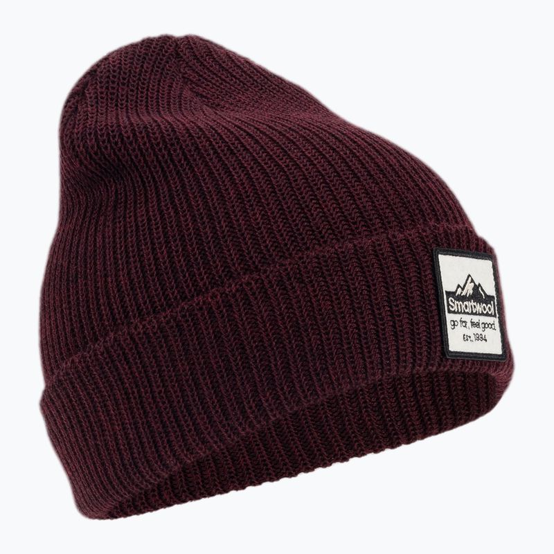 Smartwool Patch maroon winter beanie SW011493K40