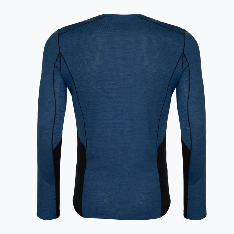 Men's thermal base layer Smartwool Merino Sport Crew laguna blue/deep navy 2
