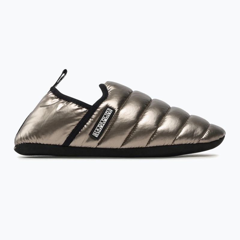 Napapijri women's slippers NP0A4H77 silver 8