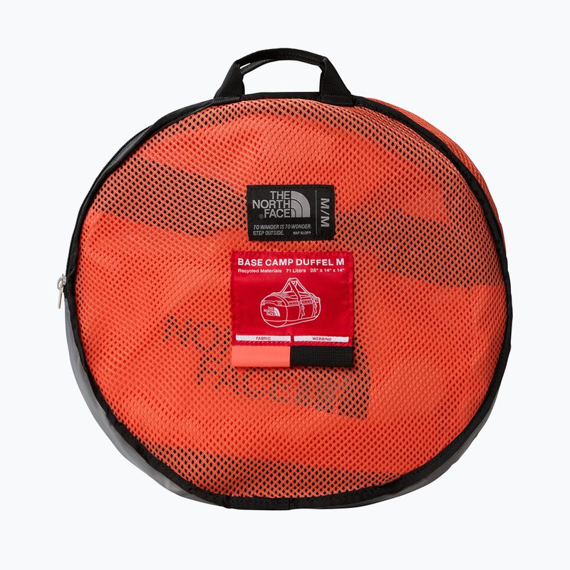 The North Face Base Camp Duffel M 71 l travel bag orange NF0A52SAZV11 10