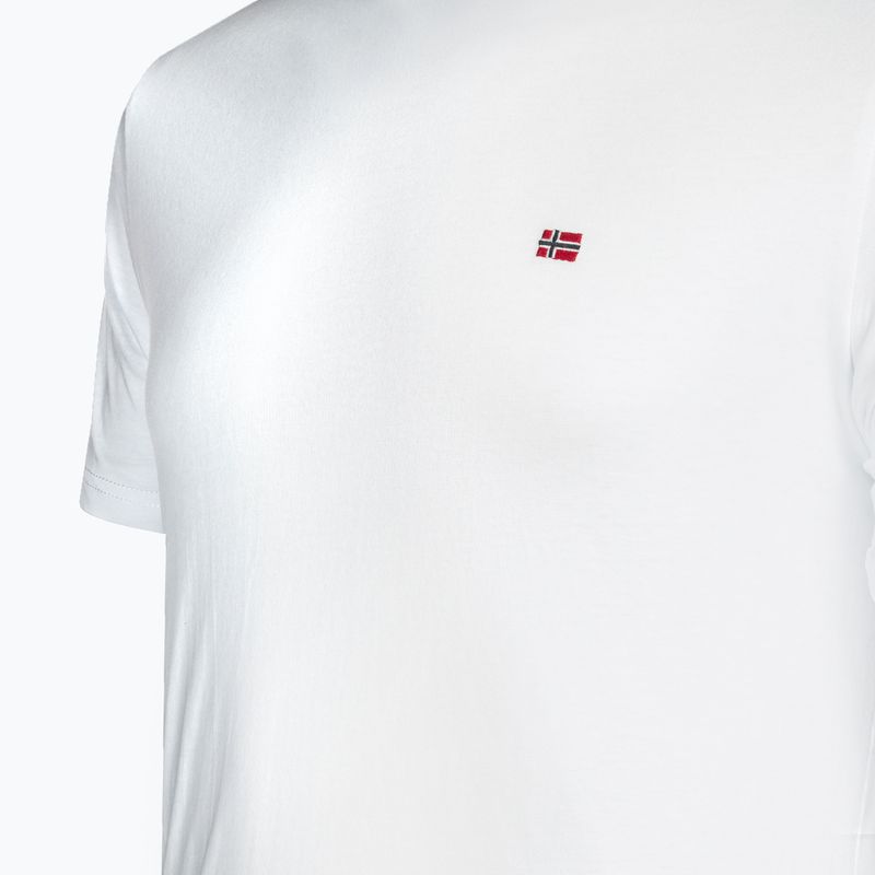 Men's Napapijri Salis brightwhite t-shirt 7