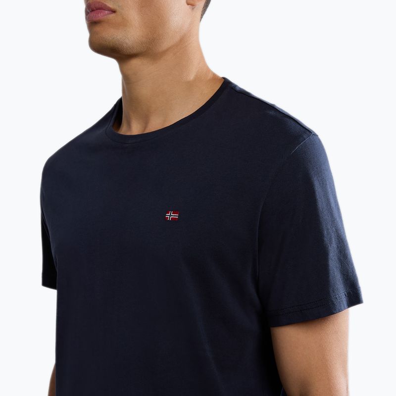 Men's Napapijri Salis blu marine T-shirt 4