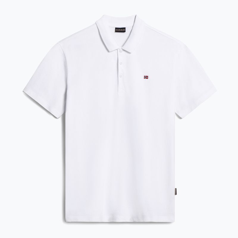 Men's Napapijri Ealis brightwhite polo shirt 5