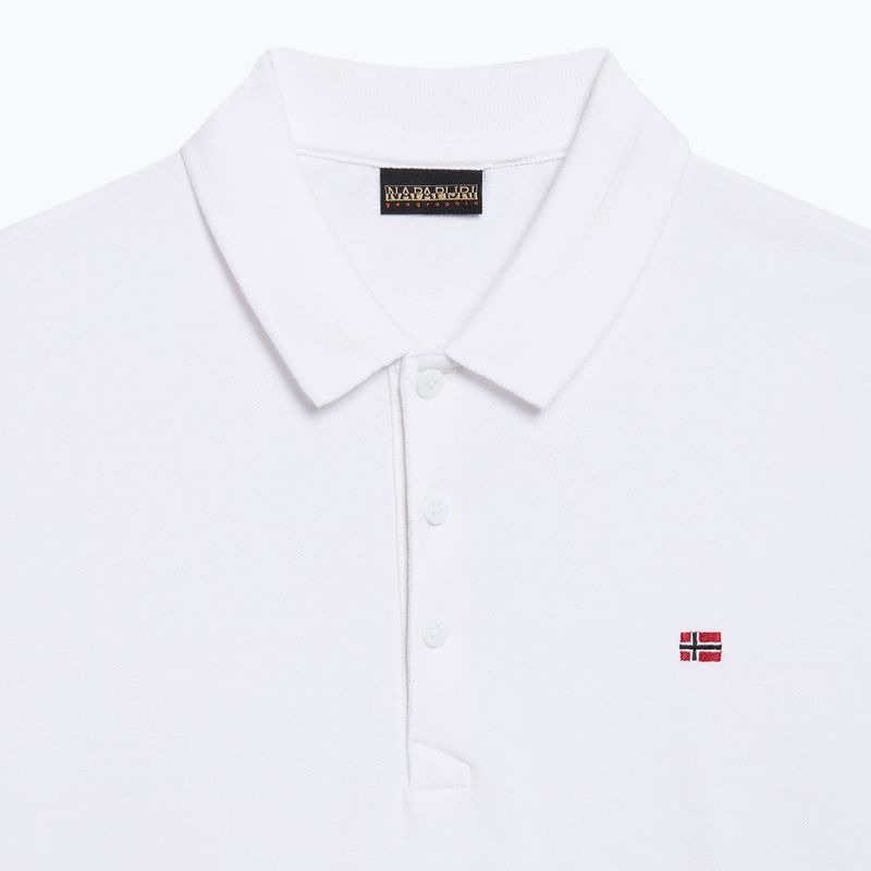 Men's Napapijri Ealis brightwhite polo shirt 7