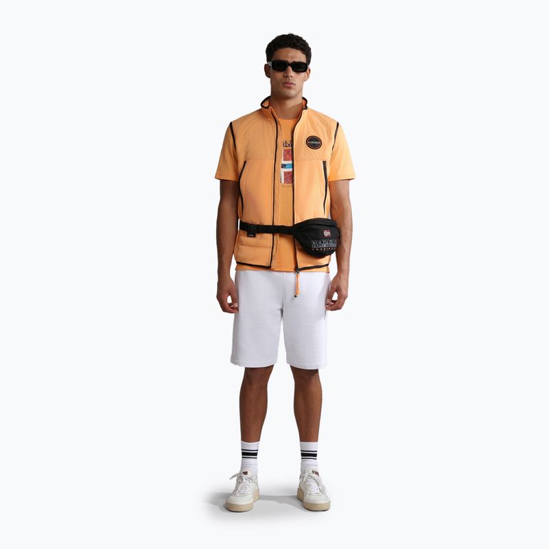 Men's Napapijri NP0A4H22 naranja T-shirt 2