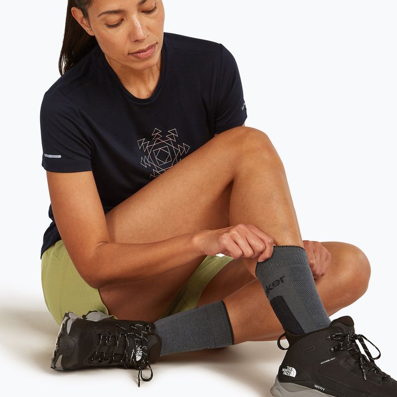 Icebreaker women's socks Merino Hike+ Medium Crew obsidian/black 4