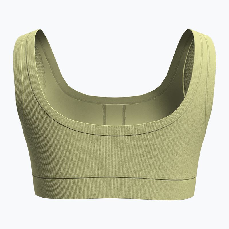Icebreaker Merino Rib Lotus citrine thermal bra 2