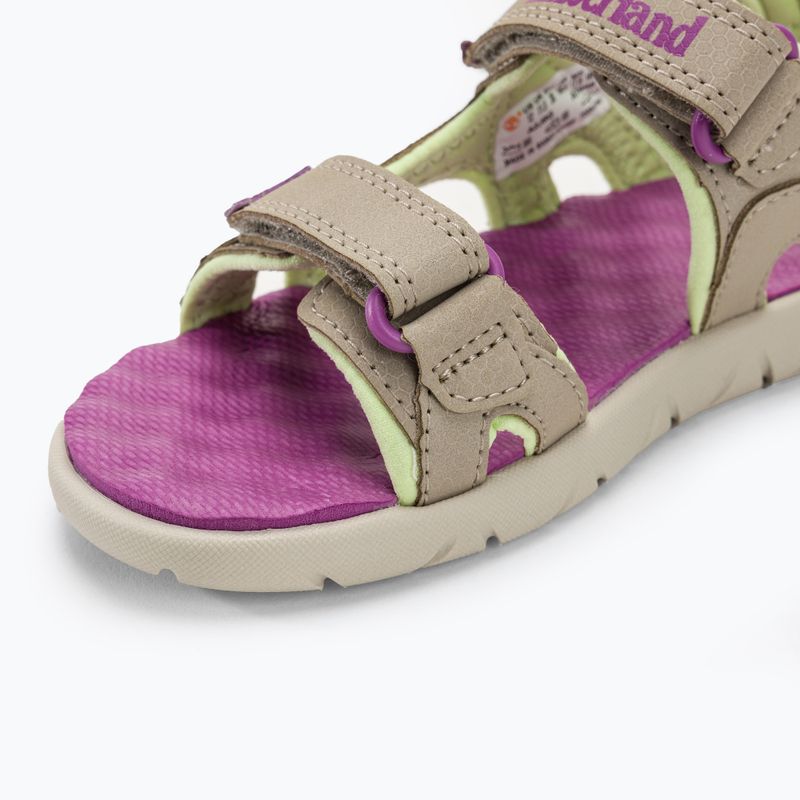 Timberland Perkins Row 2 Strap pure cashmere children's sandals 7