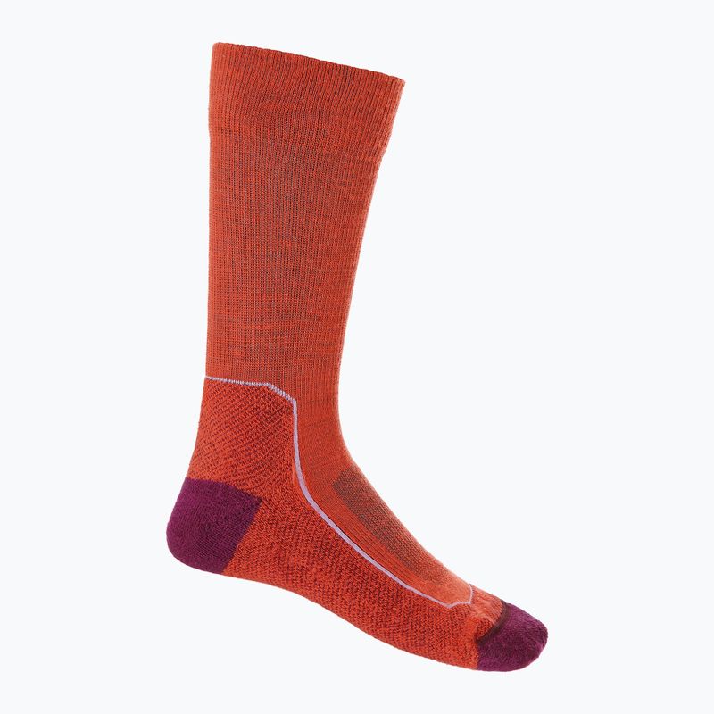 Icebreaker women's hiking socks Hike+ Light Crew red 105099