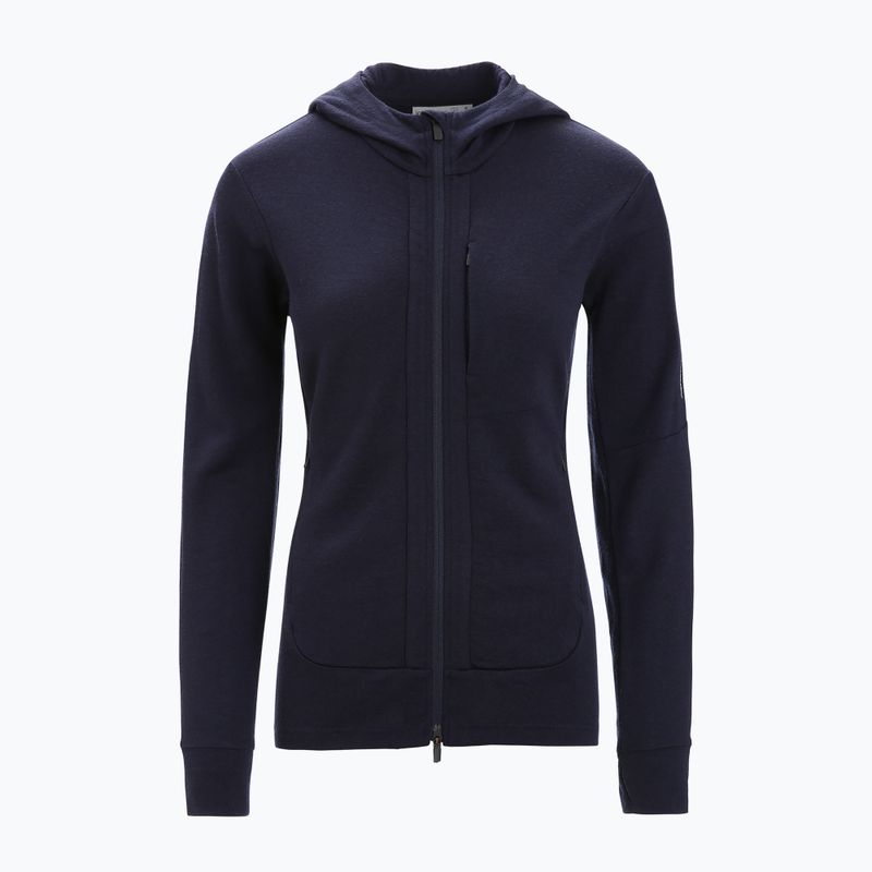 Icebreaker women's trekking jacket Quantum III LS Zip Hood navy blue 0A59JW 6