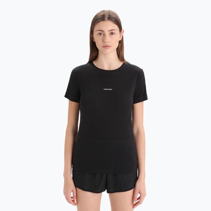 Icebreaker women's trekking t-shirt Zoneknit black IB0A56OU0011