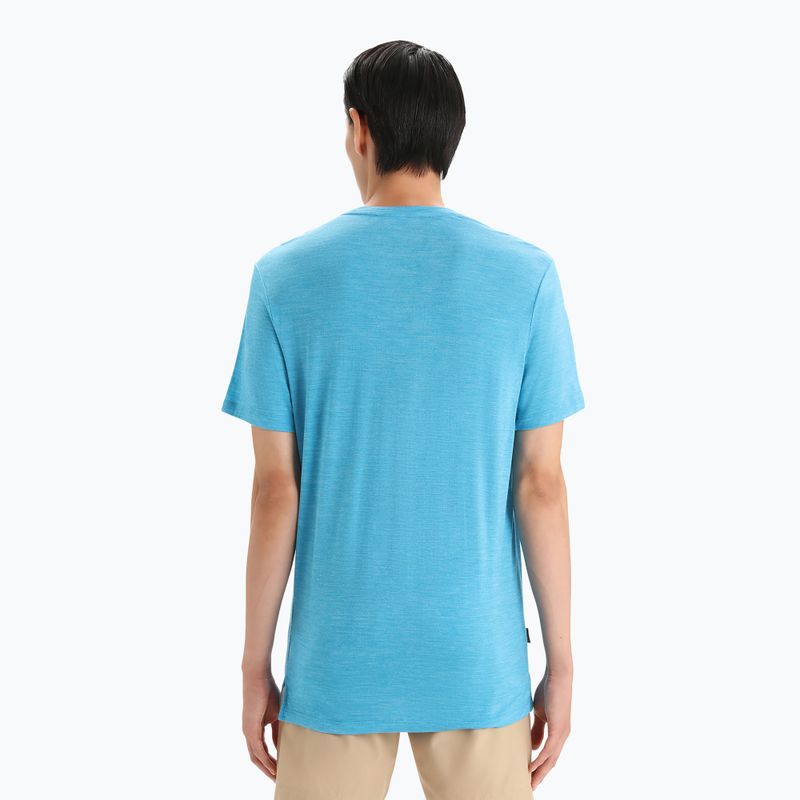 Men's Icebreaker Sphere II SS trekking shirt blue 0A56C6 3