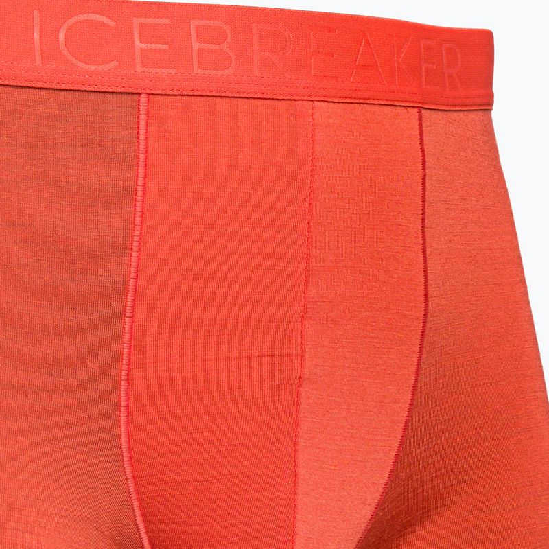 Men's thermal boxer shorts icebreaker Anatomica Cool-Lite red 105223 3