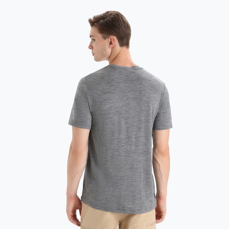 Men's Icebreaker Tech Lite II Nature Sprint trekking shirt grey IB0A56NB0041 3
