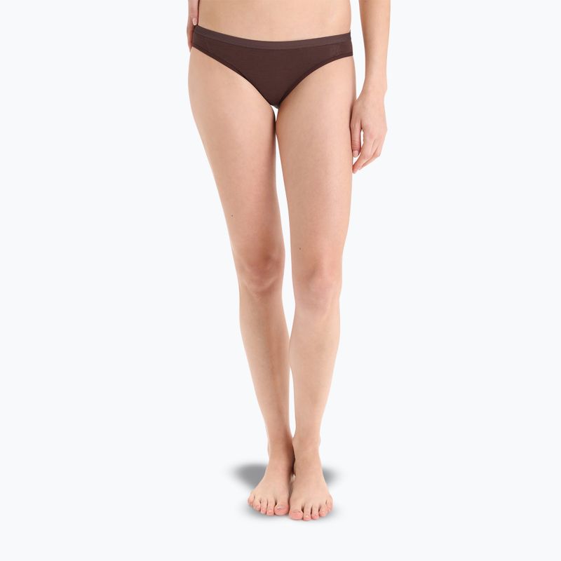 Women's thermal underwear Icebreaker Siren Bikini umber 3