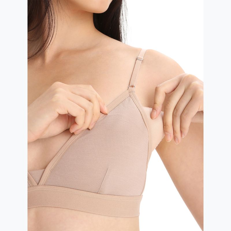 Thermal sports bra icebreaker Merino 150 Siren Bra Inserts praline 9