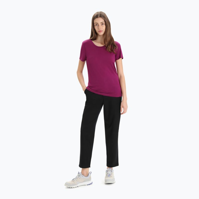 Icebreaker Tech Lite II SS women's trekking shirt purple 2