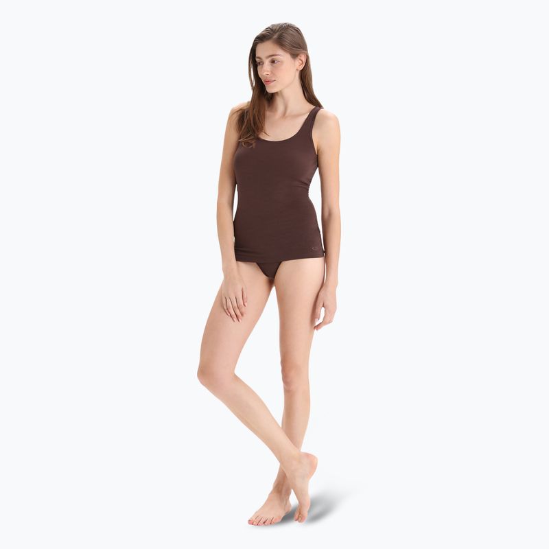 Icebreaker Siren Tank umber women's thermal tank top 2