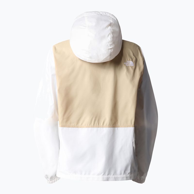 The North Face Cyclone 3 gardenia white/khaki stone women's wind jacket 2