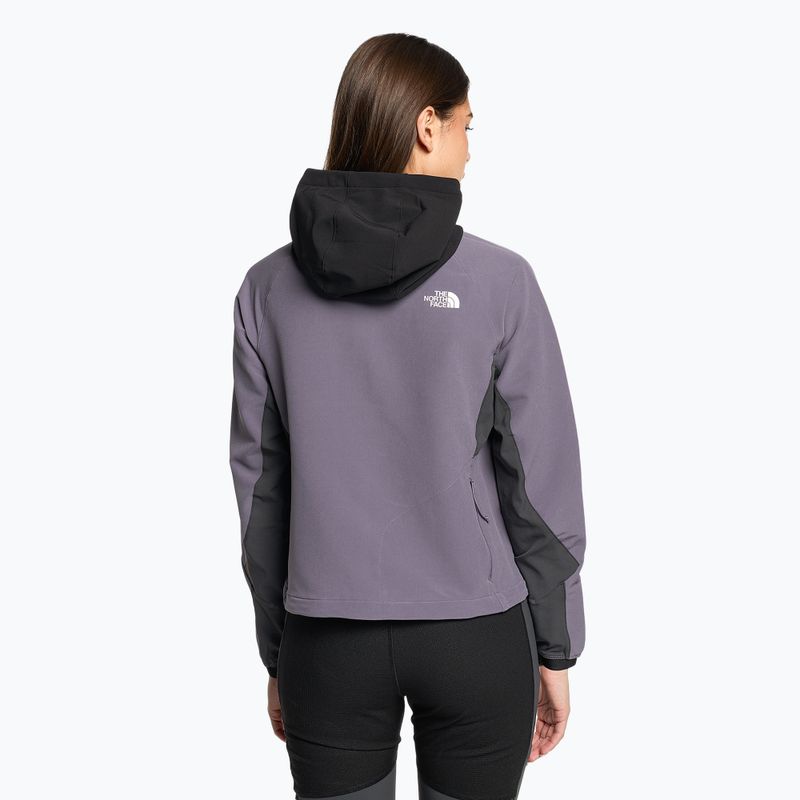 Women's softshell jacket The North Face AO Softshell Hoodie purple NF0A7ZE9IJU1 2