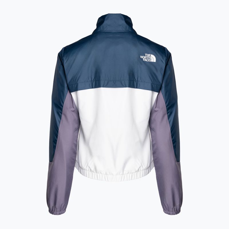 Women's wind jacket The North Face MA Wind Full Zip white-purple-blue NF0A825DIKC1 2
