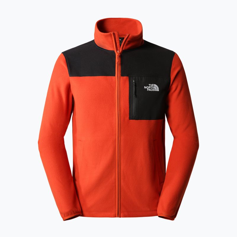 Men's trekking sweatshirt The North Face Homesafe Full Zip Fleece brown and black NF0A55HLSV61