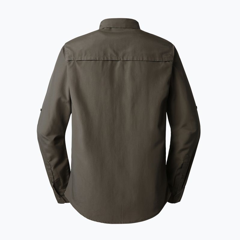 Men's hiking shirt The North Face Sequoia LS green NF0A4T1821L1 2